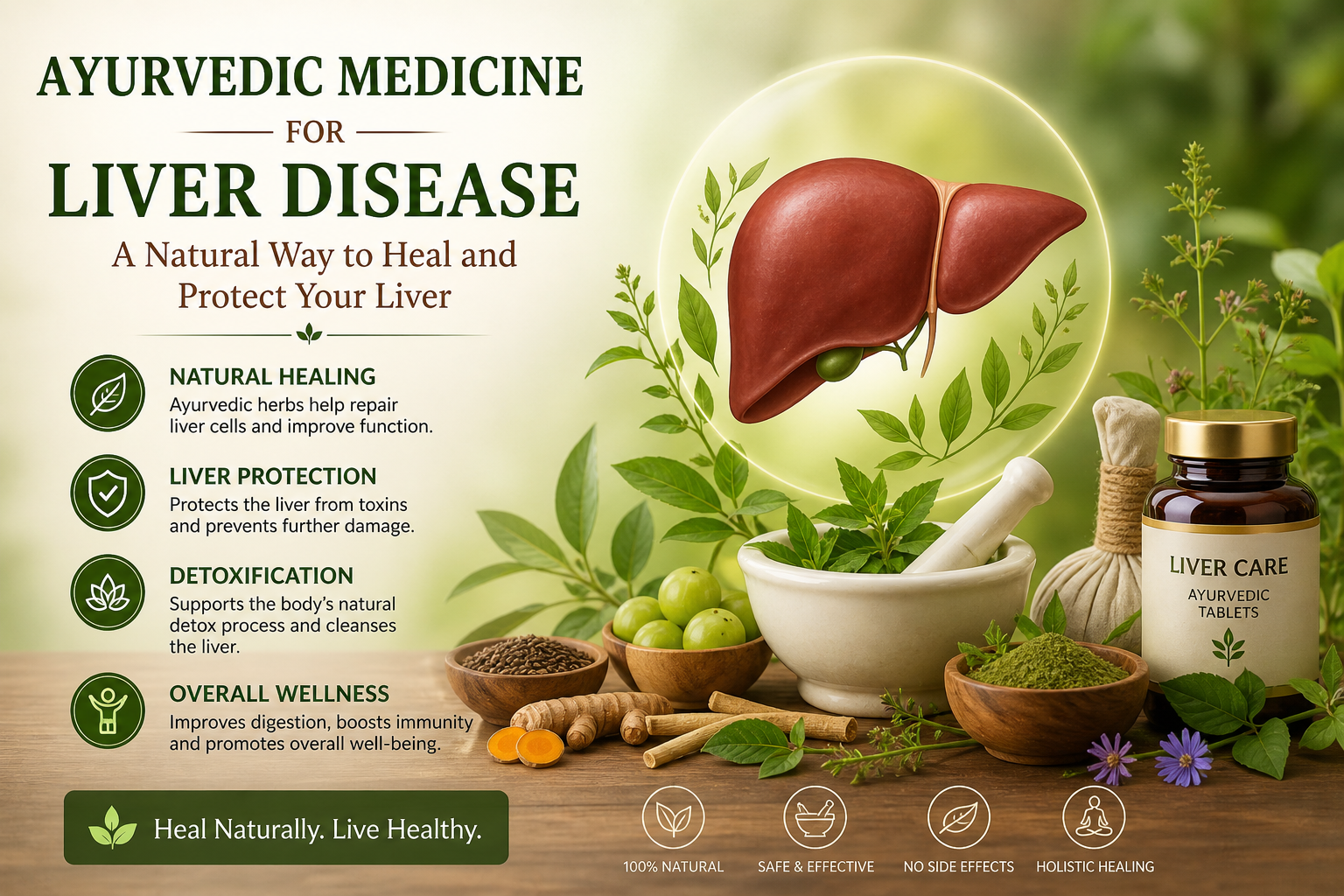 Ayurvedic Medicine for Liver Disease: A Natural Way to Heal and Protect Your Liver